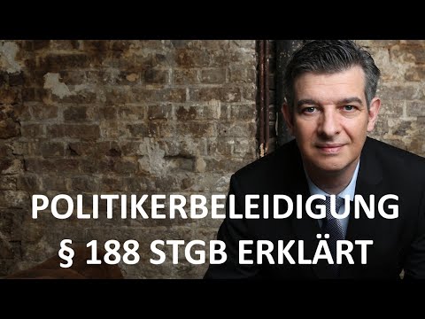 Der neue § 188 StGB kurz erklärt