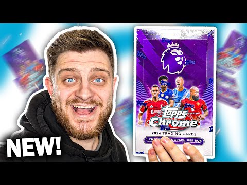 Ich habe eine TOPPS CHROME PREMIER LEAGUE Hobby Box geöffnet! (Großes Rookie-Autogramm!)