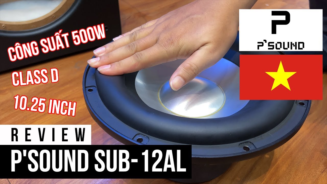 Loa subwoofer P’Sound Sub-12AL chính hãng - Video