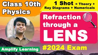 Refraction through a Lens | 1 Shot | Physics Class 10