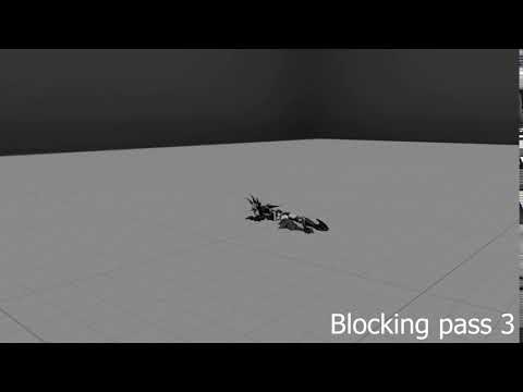 black rock shooter insane can't jump (Blocking pass 3)