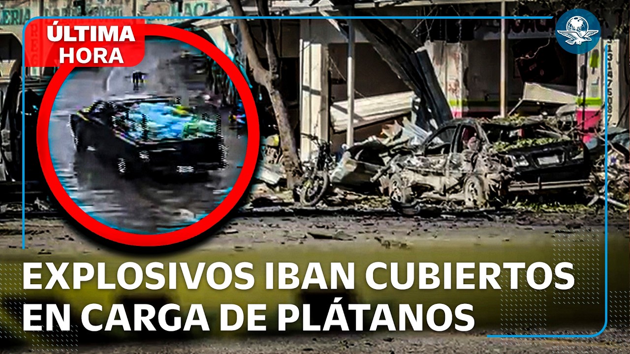 Así transportaron los explosivos en el coche bomba que estalló en Coahuayana, Michoacán