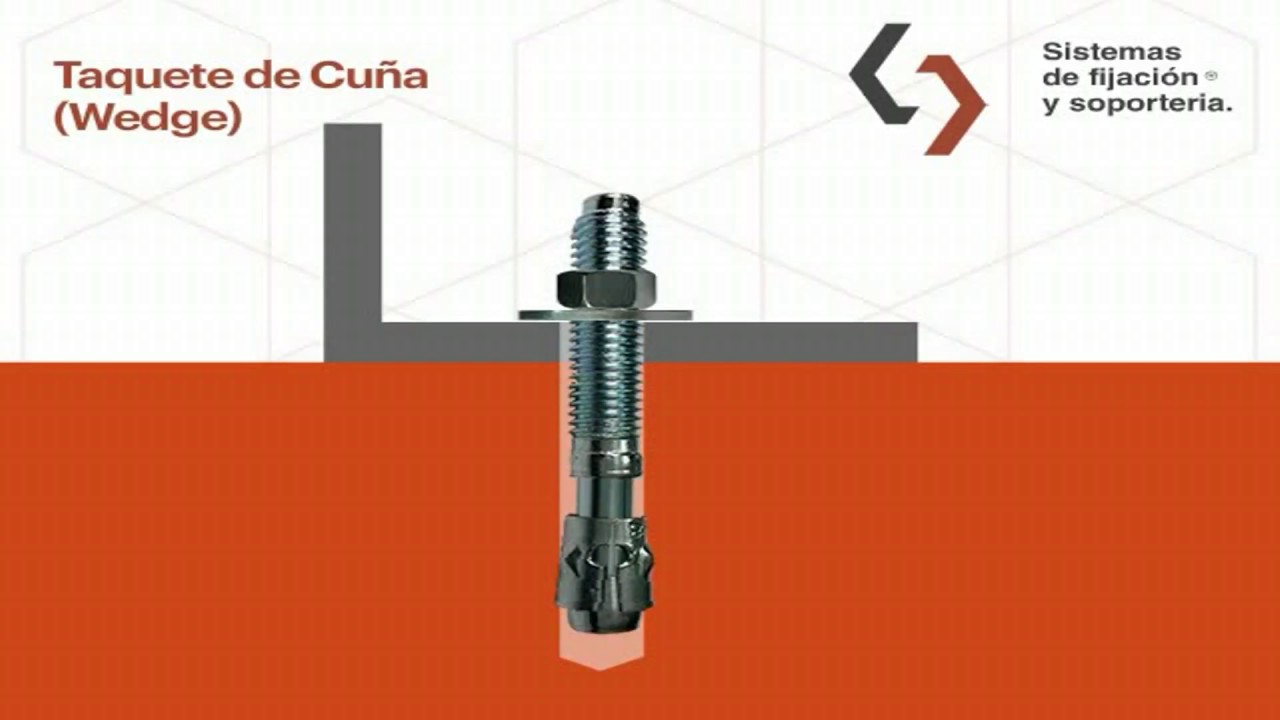 Watch Taquete de cuña Wedge, Arpon o Barreno-Ancla Now Taquete de cuña Wedge, Arpon o Barreno-Ancla