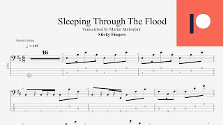 Sticky Fingers - Sleeping Through The Flood (bass tab)
