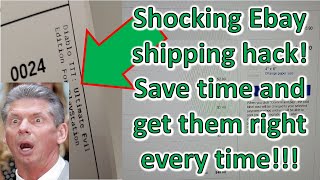 How to do bulk shipping on Ebay faster and easier. Shipping hack to save time and not mix up orders.