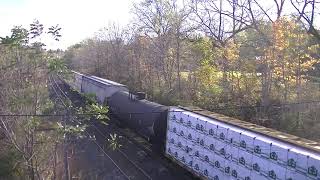 Trains at the Denfield Bridge. October 19, 2018