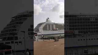 🏆⛴️Seven Seas Voyager arriving at Amsterdam 28th July 2025