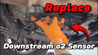DIY How to Remove o2 Sensor 2010 Honda Odyssey Bank 1 Sensor 2