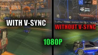 Rocket league | With & Without V-SYNC | GTX 750Ti | Budget Graphics Card | 1080p