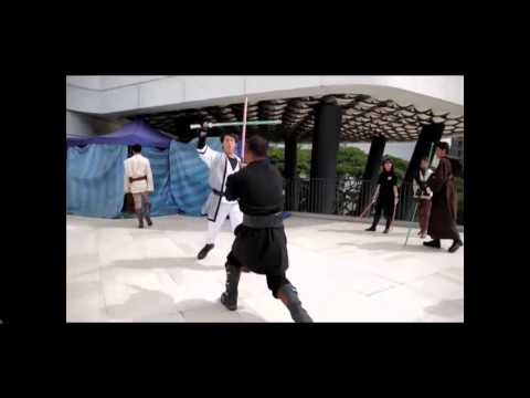 FightSaber on Okto Art Bites | Star Wars Lightsaber Performance