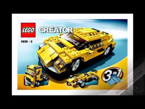 LEGO Creator Cool Cars 4939 Instructions DIY Book 2