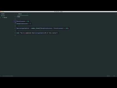 PHP Basics Arithmetic Basic Arithmetic 18 35