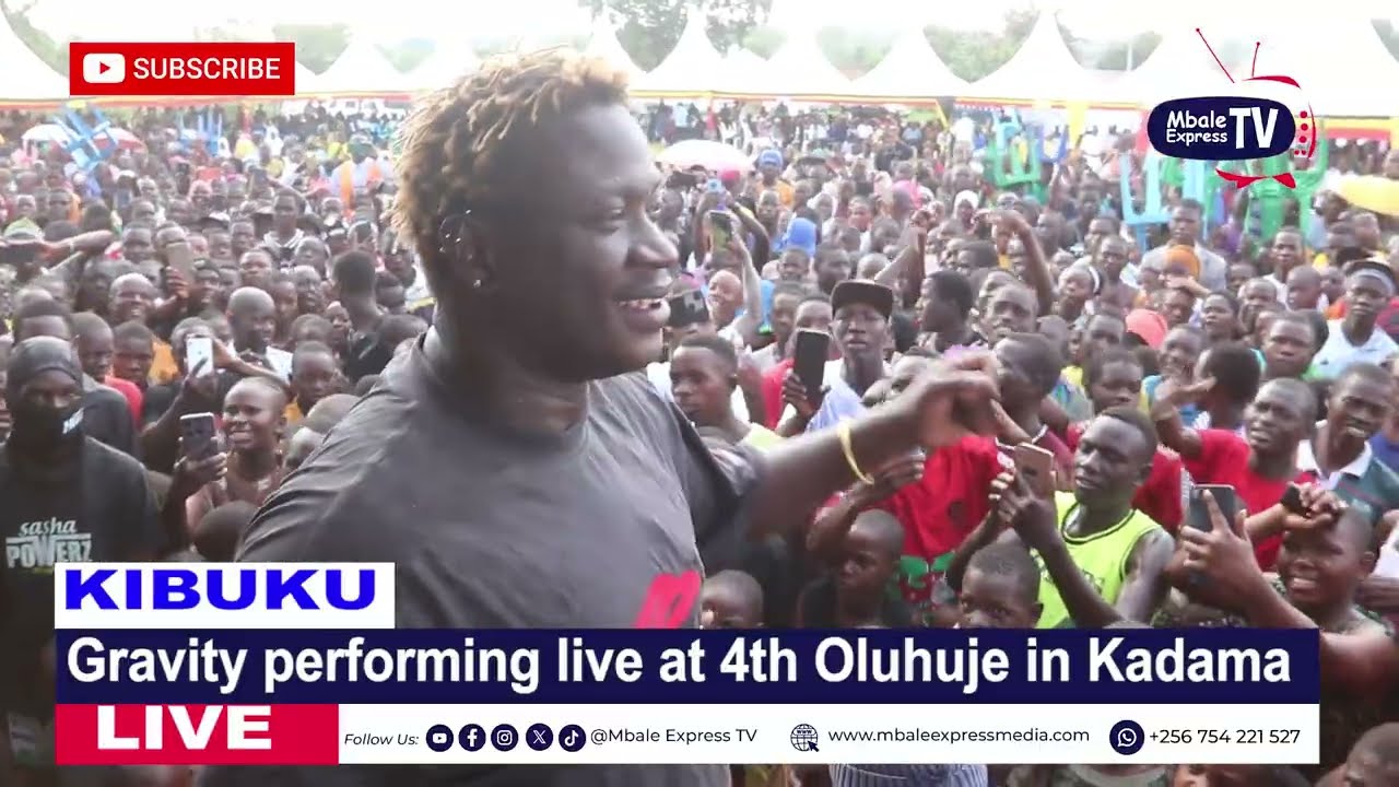 Gravity Omutujju performing live at Oluhuje