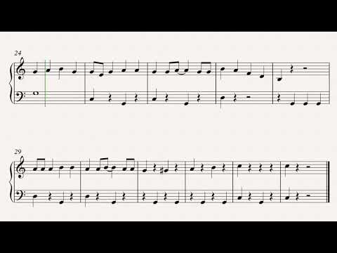 ROCKIN' AROUND THE CHRISTMAS TREE - FREE PIANO NOTES