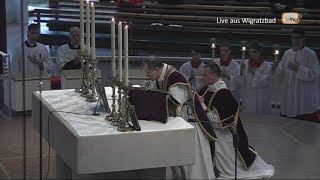 Traditional Latin Mass on the 1st Sunday of Lent, from the FSSP Seminary Wigratzbad 10 March 2019