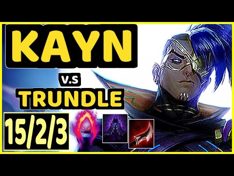 MEMENTO (KAYN) vs TRUNDLE - 15/2/3 KDA JUNGLE GAMEPLAY - EUW Ranked GRANDMASTER