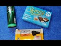 Satisfying And Relaxing Opening Skinny Dream After Eight And Black Choco ASMR Delicious Candy