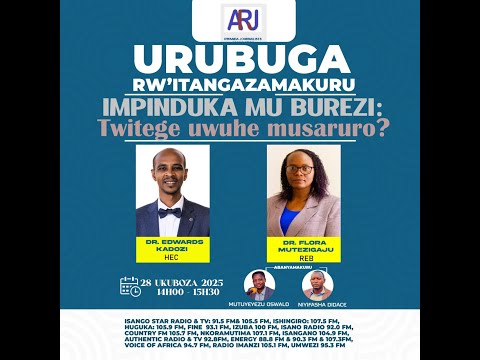 #URUBUGA RW'ITANGAZAMAKURU: IMPINDUKA MU BUREZI, TWITEGE UWUHE MUSARURO?