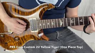 Video thumbnail for PRS Custom 22 10-Top - Yellow Tiger - DEMO by Guitars USA