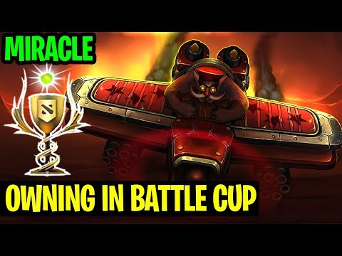 Miracle- Owning In Battle Cup With Friends - Dota 2
