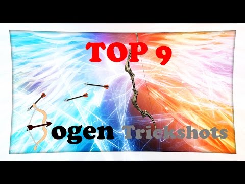 Top 9 Bogen Trickshots | gegen PixelKiller__ | MiningBullHD