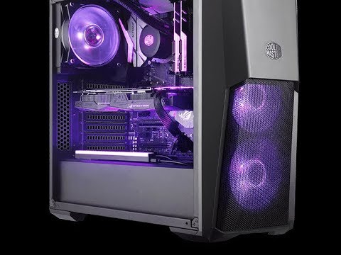 COOLER MASTER PC Case Masterbox 500 Midi bokštas video