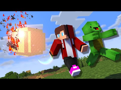 【Maizen】Stop the Moon from Colliding【Minecraft Parody Animation Mikey and JJ】