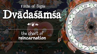 Reincarnation Astrology Chart (d12, 12ths, Dvadasamsa)