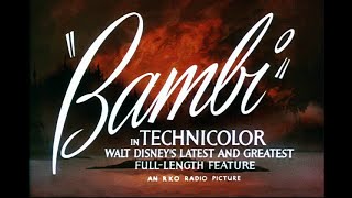 Bambi - 1942 Original Theatrical Trailer
