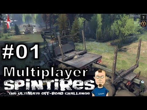 Let's play Spintires Multiplayer #1 - Auf Achse mit dem Sachse'