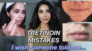 TRETINION MISTAKES YOU NEED TO AVOID | Avoid Irritation With Tretinoin (Retin-A) & Differin