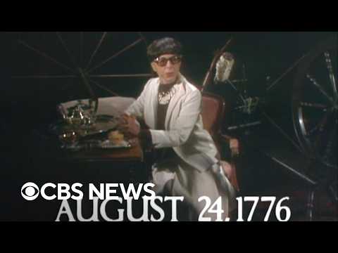 Edith Head and Judith Crist celebrate America's bicentennial