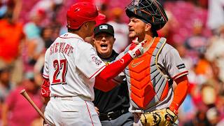 Benches clear at conclusion of Giants-Reds game in Cincinnati