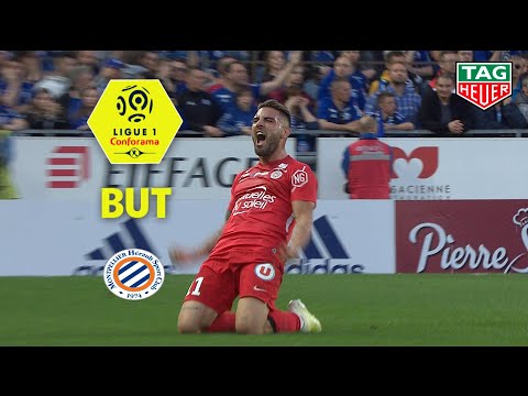 But Andy DELORT (22') / RC Strasbourg Alsace - Montpellier Hérault SC (1-3)  (RCSA-MHSC)/ 2018-19