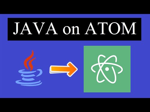Installing Java And Atom