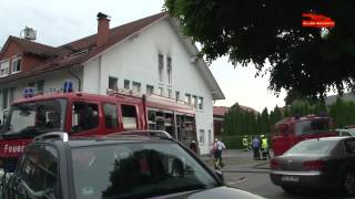 preview picture of video 'Wohnhausbrand in Gladenbach - Weidenhausen; zwei Schwerverletzte (28.06.2012)'