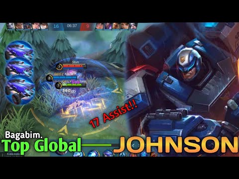 Mobile Legend:Gameplay Johnson Perfect Ride by Top Global Bagabim.