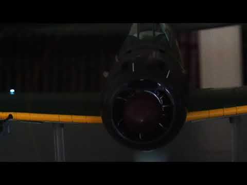 Zero Fighter A6M 1:18 scale model kit - guns in darkness