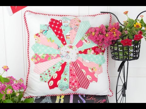 How to Make a Dresden Plate Pillow Tutorial