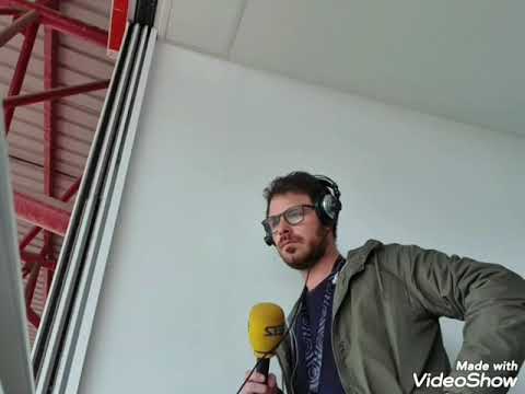 Gol de Carlos Fernández. Granada CF - RCD Espanyol. Carrusel Deportivo Granada. Cadena SER