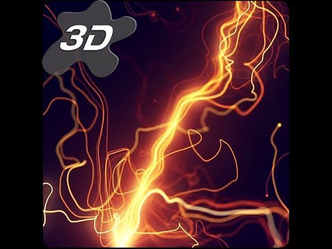 Flowing Particles 3D Live Wallpaper Video