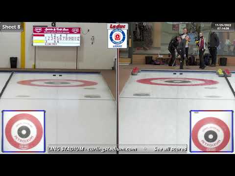 Papley/van Amsterdam vs. Fellman/Kovalchuk - Draw 1 - Curling Stadium Alberta Curling Series Doubles