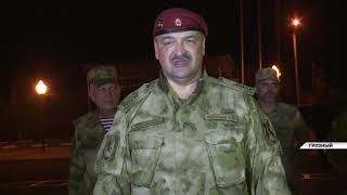 Рамзан Кадыров и Сергей Меликов поздравили личный состав ОМОН УФСВНГ РФ по ЧР с праздником 