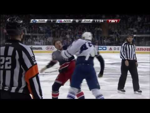 Mark Fraser vs Ryane Clowe - Apr 10th 2013 (HD)