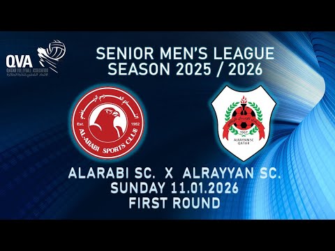 ALARABI SC. vS ALRAYYAN SC. QVA Sr. MEN’S LEAGUE SEASON 2025/2026