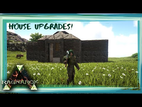 BUILDING A PROPER HOUSE! First Base Gets Some Upgrades - Ark: Survival Evolved - Ragnarok (E3)
