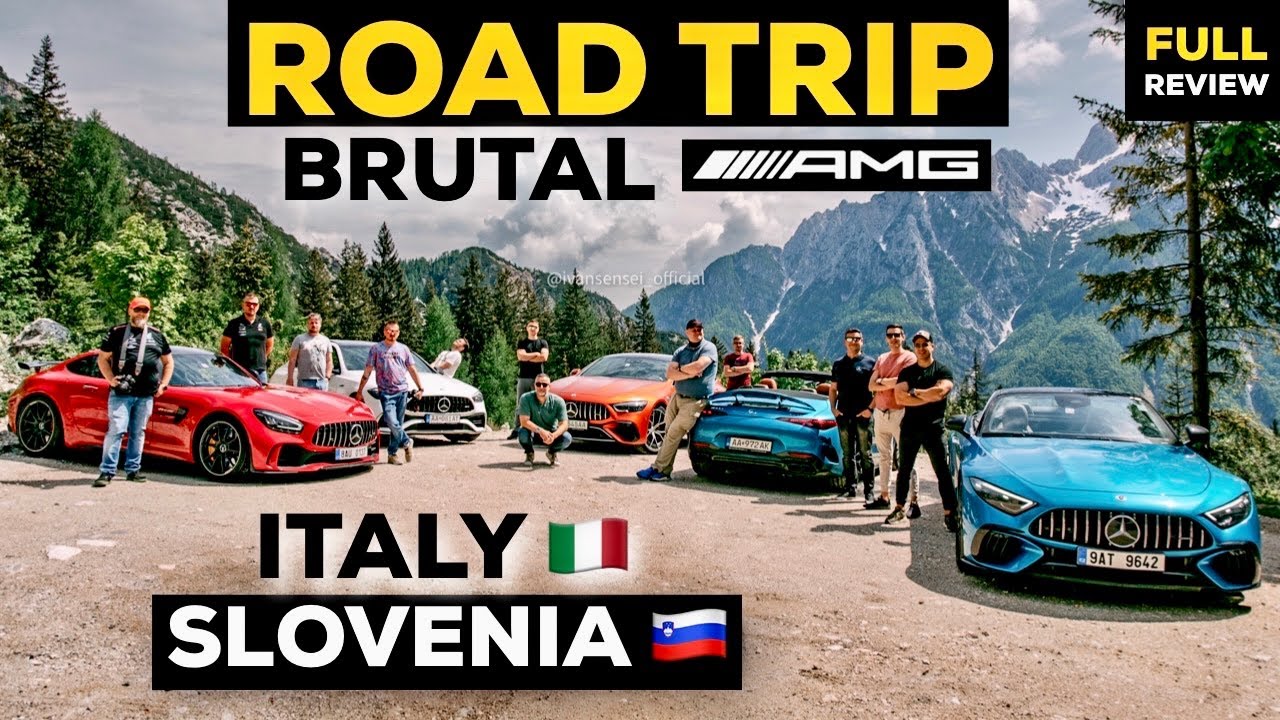 2023 MERCEDES AMG GT 63 S, SL 63 & GT R | 1500KM Dream ROAD TRIP To Italy & Slovenia! FULL Review