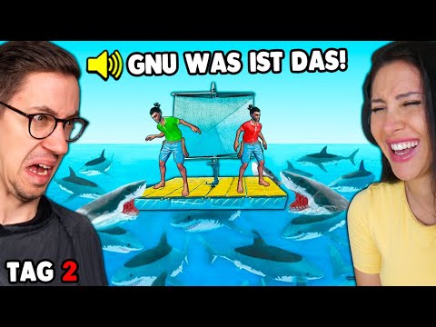 Raft mit Hänno! ABER jeden Tag spawnen 100 Haie die immer größer und schneller werden! @HandOfBlood
