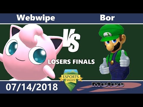 Shinespiked 10 Melee: Losers Finals - Webwipe (Jigglypuff) vs Bor (Luigi, Fox)