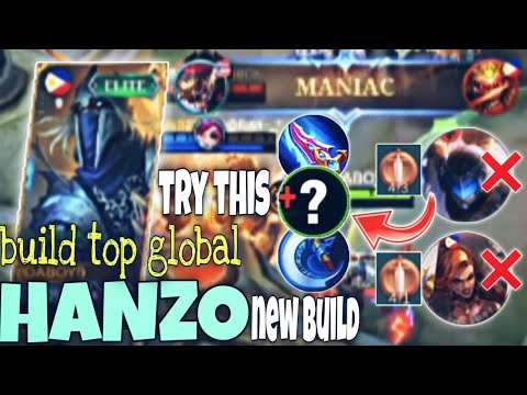 MANIAC HANZO 14 KILL TRY THIS NEW BUILD 2023 | Top global build hanzo